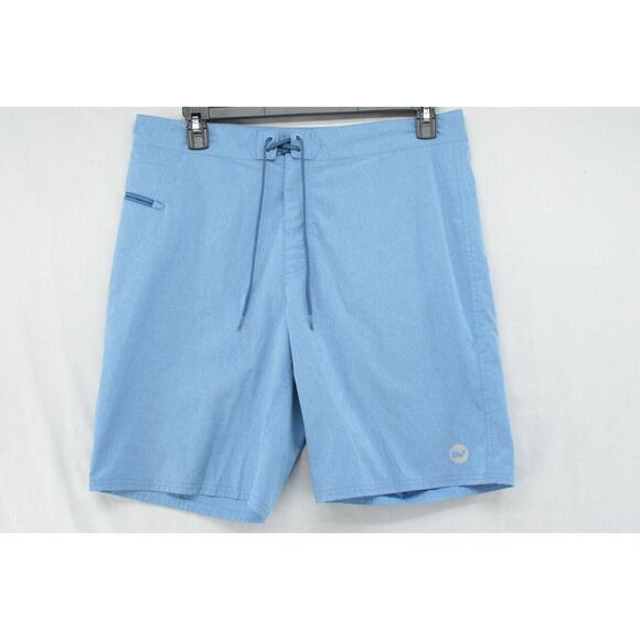 Vineyard Vines Board Shorts Men's 34 Blue Swim Shorts Drawstring Surf Preppy - Picture 1 of 8